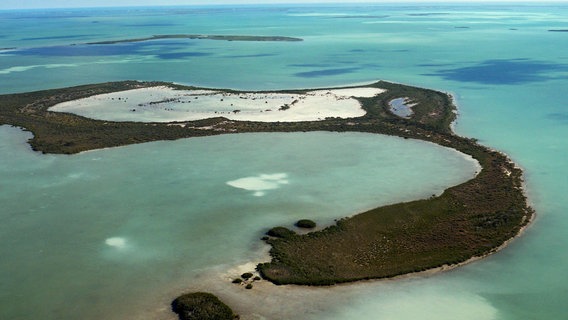 Unzählige Inseln im türkisblauen Meer: Florida und seine Wasser-Wunderwelt. © NDR/Philip Metelmann 