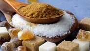 Verschiedene Zuckersorten in einer Nahaufnahme. © fotolia.com Foto: dream79