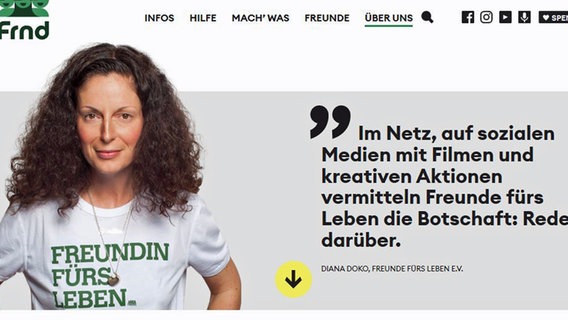 Homepage von Freunde fürs Leben e.V.  