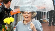 Königin Beatrix I. beim Festumzug zum Königinnentag in Wemeldinge © Picture-Alliance / dpa 