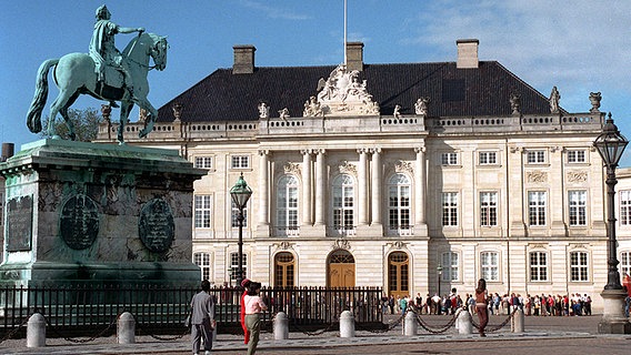 Schloss Amalienborg in Kopenhagen. © Picture-Alliance / dpa 
