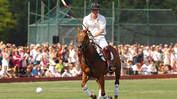 Prinz Harry beim Polospielen © picture alliance / abaca Foto: Gregorio Binuya