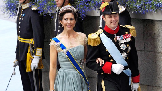 Mary und Frederik, Kronprinzenpaar aus Dänemark © dpa Bildfunk Foto: Leif R. Jansson