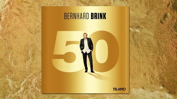 Zu sehen ist das Cover des Albums "50" von Bernhard Brink, erschienen bei Telamo. © Telamo 
