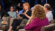 Die Moderatorin und Gesundheitsexpertin Vera Cordes ist zu Gast in der NDR Talk Show am 4. April 2025. © NDR Fernsehen/ Uwe Ernst Foto: Uwe Ernst