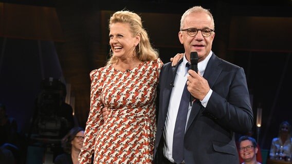 Barbara Schöneberger und Hubertus Meyer-Burckhardt, NDR Talk Show/Talk am Dienstag, am 24.09.2019 © Uwe Ernst 