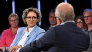 Die Verhaltensexpertin Sabrina Rizzo ist zu Gast in der NDR Talk Show am 4. August 2023. © NDR Fernsehen/Uwe Ernst Foto: Uwe Ernst