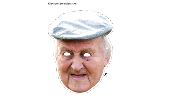 Eine Onkel Krischan-Maske. © NDR/Nico Maack 