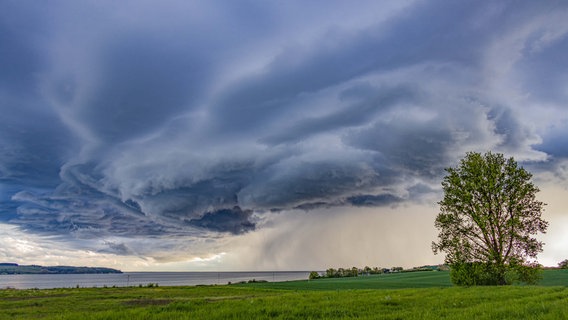 Gewitter über der Ostsee. © NDR Foto: Luise Wacker Weitenhagen