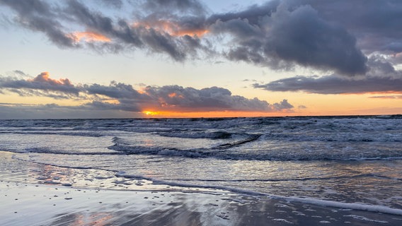 Sonnenuntergang auf Insel Hiddensee. © NDR Foto: Birgit Dabel aus Stralsund