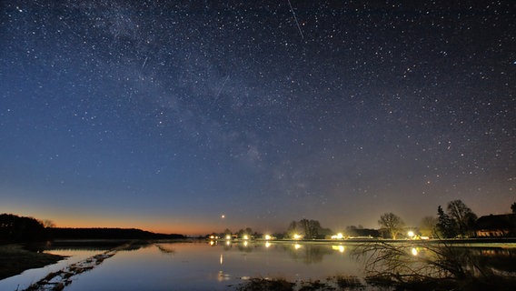 Sternenhimmel über Lübtheen  Foto: Uwe Meyer aus Lübtheen