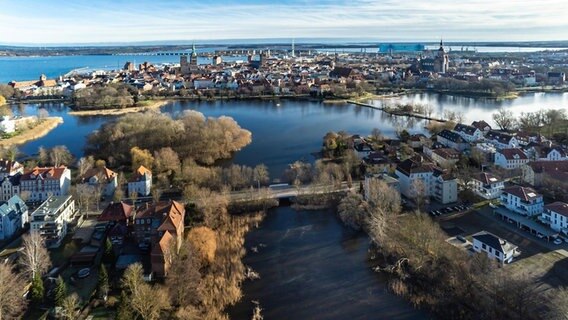 Luftbild von Stralsund © NDR Foto: Frank Burchett aus Stralsund