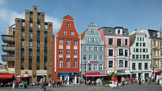 Rostocker Innenstadt © NDR Foto: Helmut Kuzina aus Wismar