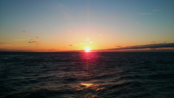 Sonnenuntergang über der Ostsee © NDR Foto: Florian Lindhorst aus Rostock