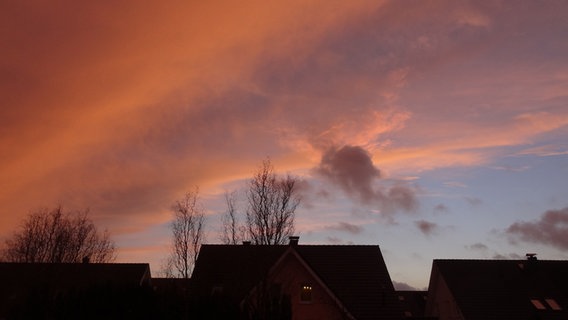 Roter Himmel © NDR Foto: Olaf Altmann aus Rostock