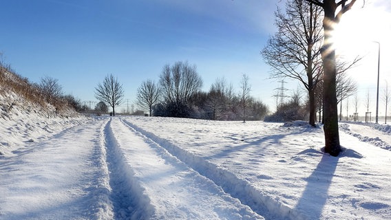Schneebedeckte Landschaft © NDR Foto: Helmut Kuzina aus Wismar