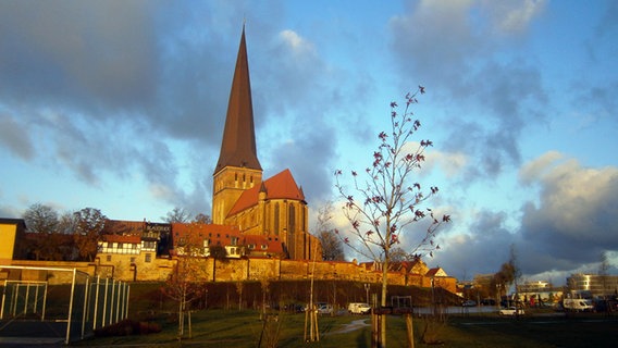 Die Rostocker Petrikirche © NDR Foto: Andreas Hallier aus Bad Doberan