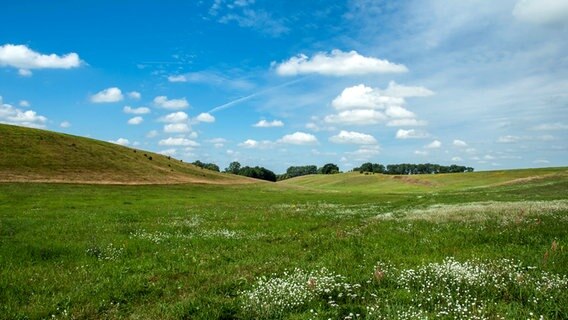 Weiter Blick über eine Landschaft © NDR Foto: Norbert Brandt aus Neubrandenburg