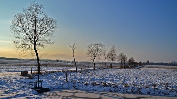 Winterstimmung im Datzetal. © NDR Foto: Werner Bayer aus Neubrandenburg