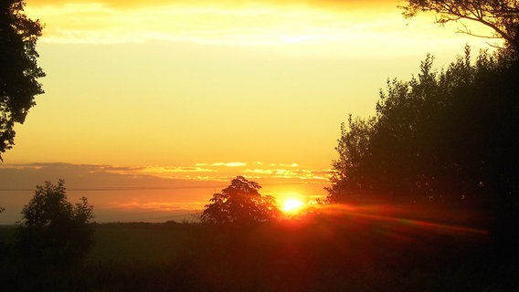 Sonnenuntergang © NDR Foto: Anne Felten aus Wulkenzin