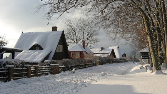 Winteridylle auf Hiddensee © NDR Foto: Christine Arendt aus Kloster