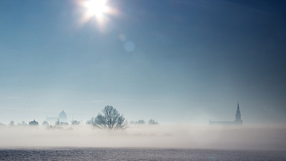 Nebel über den Feldern bei Greifswald © NDR Foto: Uwe Kantz aus Greifswald