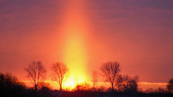 Ein imposanter Sonnenuntergang © NDR Foto: Jana Marszalkowski aus Venzvitz