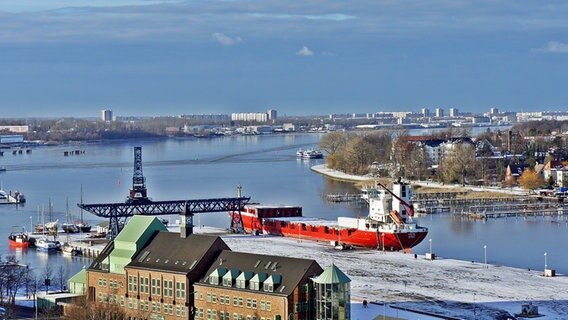 Blick auf die Warnow im Winter © NDR Foto: Sylvia Halirsch aus Ahrenshoop