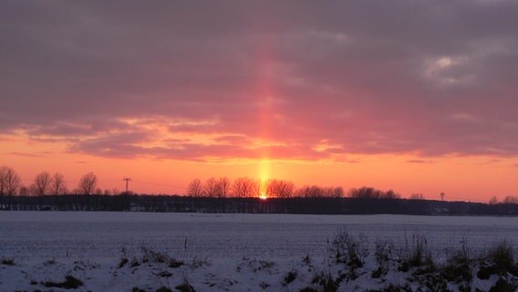 Sonnenuntergang © NDR Foto: Volkmar Luck aus Greifswald