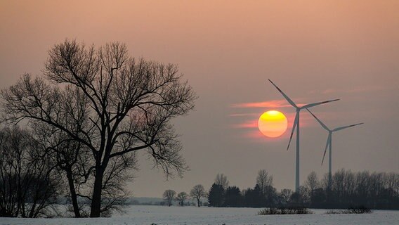 Sonnenuntergang über den Feldern bei Greifswald. © NDR Foto: Uwe Kantz aus Hinrichshagen