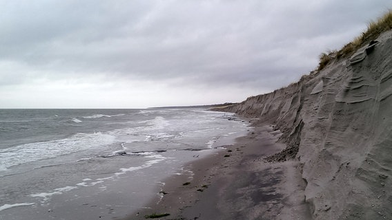 Strandabbruch an der Ostsee © NDR Foto: Thorsten Nagel aus Wieck auf dem Darß