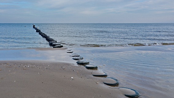 Buhnenblick auf die Ostsee © NDR Foto: Günter Kamp aus Greifswald