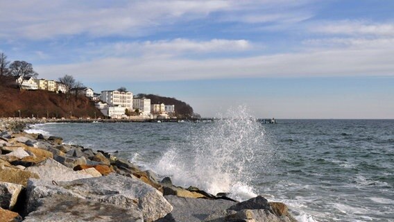 Große Steine liegen an einem Ufer. © NDR Foto: Max Bachmann aus Sassnitz