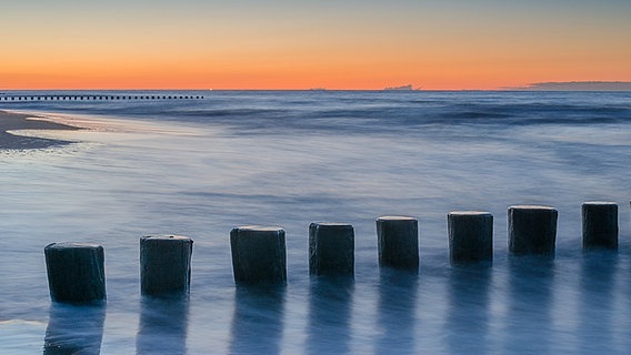 Strand zum Sonnenuntergang © NDR Foto: Susann Bruhn aus Koserow