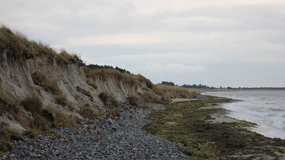 Hangabrutsch auf Hiddensee nach dem letzten Sturm © NDR Foto: Gerald Schneider aus Kloster