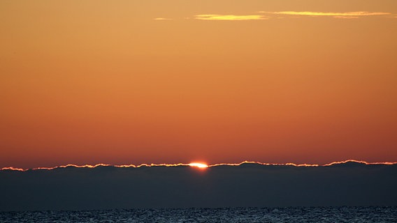 Die Sonne versteckt sich hinter den Wolken. © NDR Foto: Gerald Schneider aus Kloster