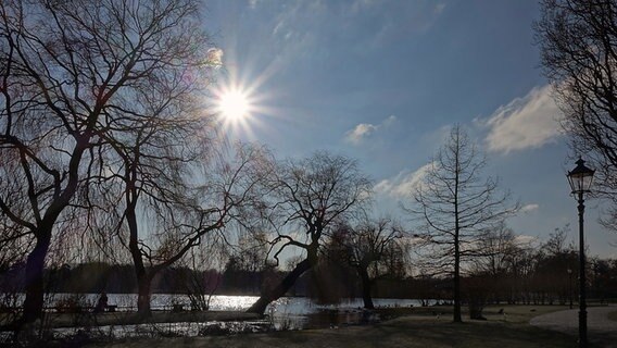 Strahlende Sonne im Schlossgarten in Schwerin © NDR Foto: Helmut Kuzina aus Wismar