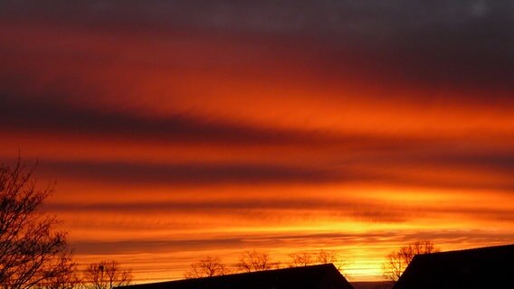 Sonnenaufgang über Parchim © NDR Foto: Manfred Egerland aus Parchim