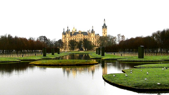 Blick auf das Schweriner Schloss. © NDR Foto: Arnold Prosch aus Schwerin