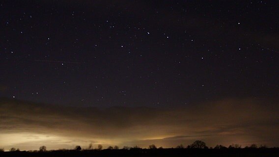 Sterne leuchten am Himmel. © NDR Foto: Matthias Struck aus Gadebusch