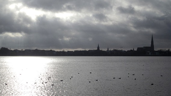 Stadtsilhouette von Schwerin © NDR Foto: Jürgen Nagorsnick aus Tempzin