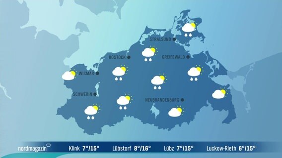 Das Wetter für Sonnabend, den 18. März 2023. © NDR 