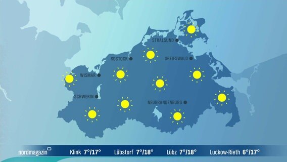 Die Wetterkarte für den 7. Oktober 2022 © Screenshot 