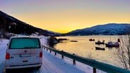 Vorboten der Polarlichter in Norwegen © NDR/Jörg Grotegut 