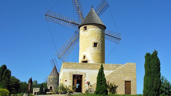 Eine mallorquinische Mühle. © Ph. Oppermann/Mühlenmuseum Foto: Ph. Oppermann/Mühlenmuseum