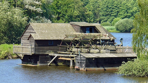 Eine ungarische Mühle. © Ph. Oppermann/Mühlenmuseum Foto: Ph. Oppermann/Mühlenmuseum