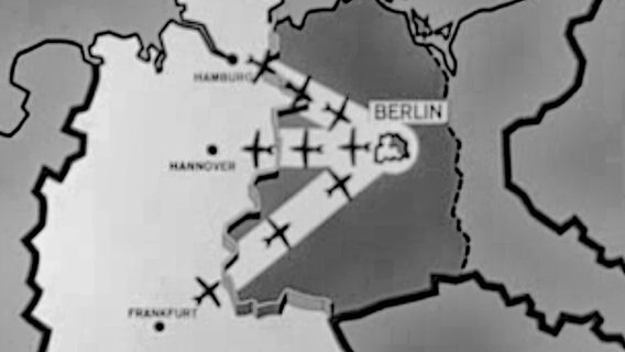 Luftkorridor von und nach Berlin © NDR / Panorama 