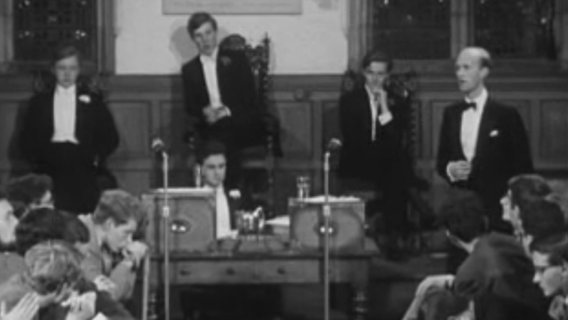 Oxford Union zur Wiedervereinigung © NDR / Panorama 