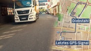 Der Weg des geklauten Fahrrads © NDR 