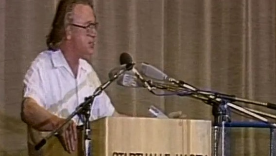 Rudolf Bahro Parteitag Die Grünen © Screenshot 